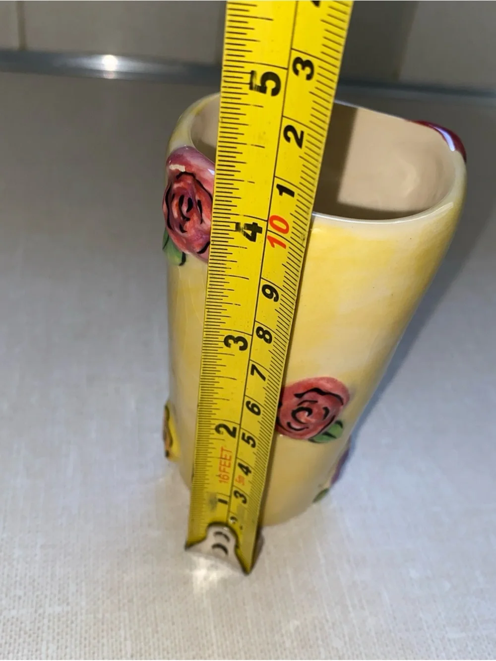 Julia Junkin Hand Painted Ceramic Vase Blossom Mini Bud Vase